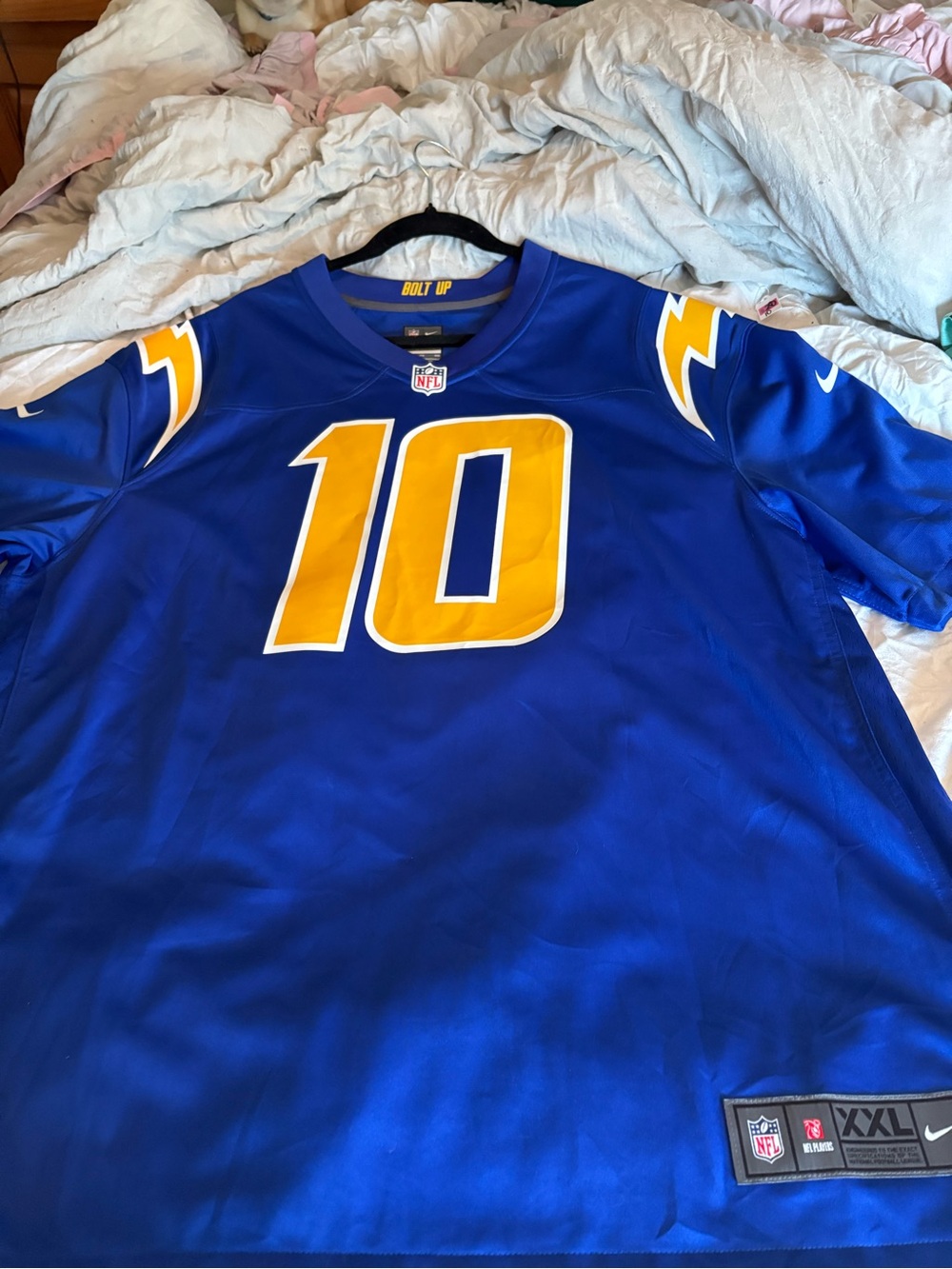 NFL Chargers Jersey Justin Herbert LA Los Angeles